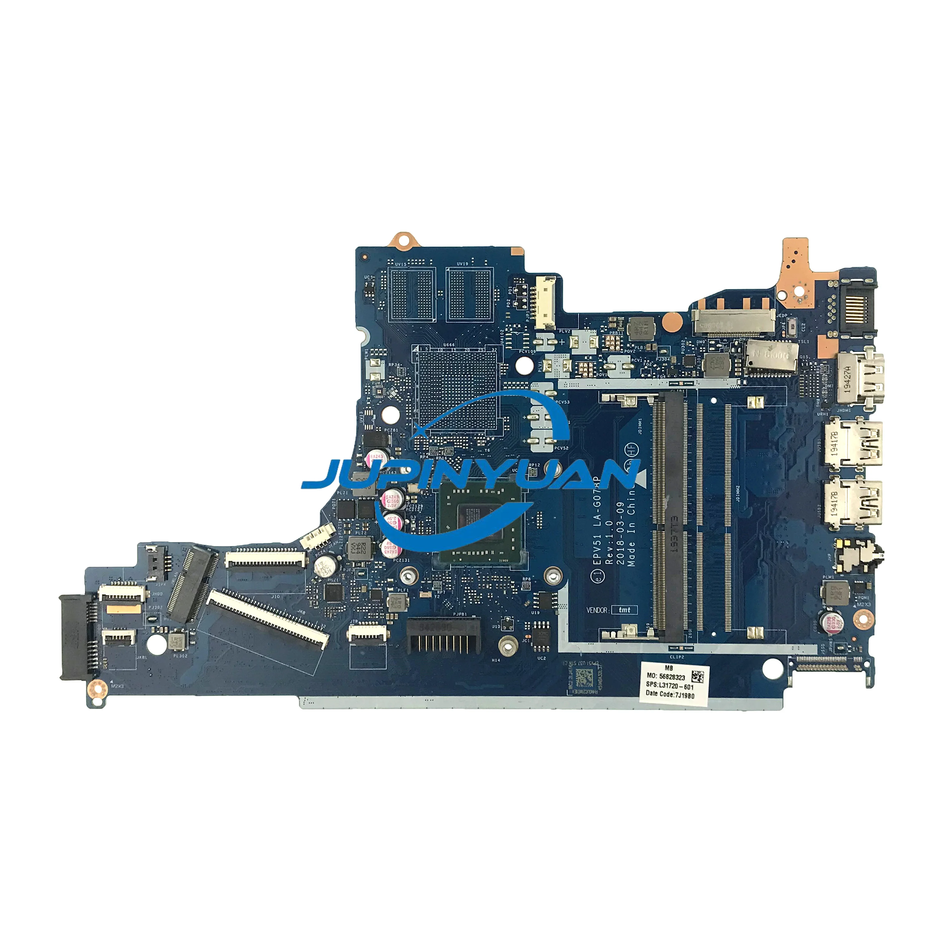 Компьютерная плата для ноутбуков HP Pavilion 15 - DB 15T - DB 255 G7 EPV51 LA - G078P L31720 - 601 L50005 - 601 100% полная проверка
Компьютерная плата для ноутбуков HP Pavilion 15 - DB 15T - DB 255 G7 EPV51 LA - G078P L31720 - 601 L50005 - 601 100% полная проверка