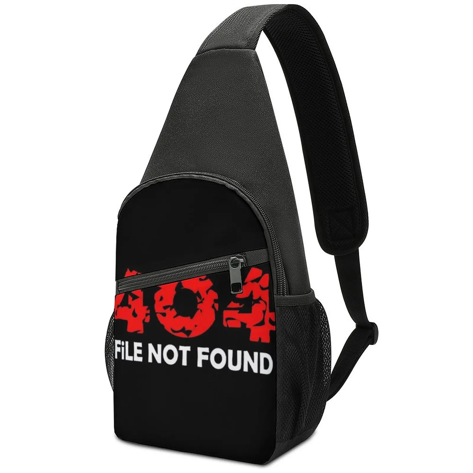 

Bad Notice Chest Bags Women Error 404 File Not Found Travel Shoulder Bag Casual Print Small Bag Business Outdoor Sling Bags