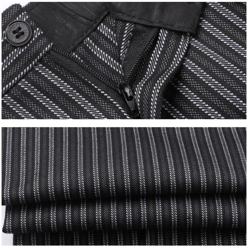 Zebra Trousers Restaurant Gray Workwear Chef Uniform Pants Costume Striped men Elastic for Cook
Zebra Trousers Restaurant Gray Workwear Chef Uniform Pants Costume Striped men Elastic for Cook