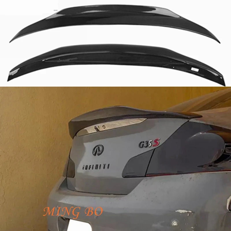 FOR Infiniti G series G25 G35 G37 4Door Sedan PSM Style Carbon fiber Spoiler Trunk wing 2007-2014FRP Forged carbon 
FOR Infiniti G series G25 G35 G37 4Door Sedan PSM Style Carbon fiber Spoiler Trunk wing 2007-2014FRP Forged carbon