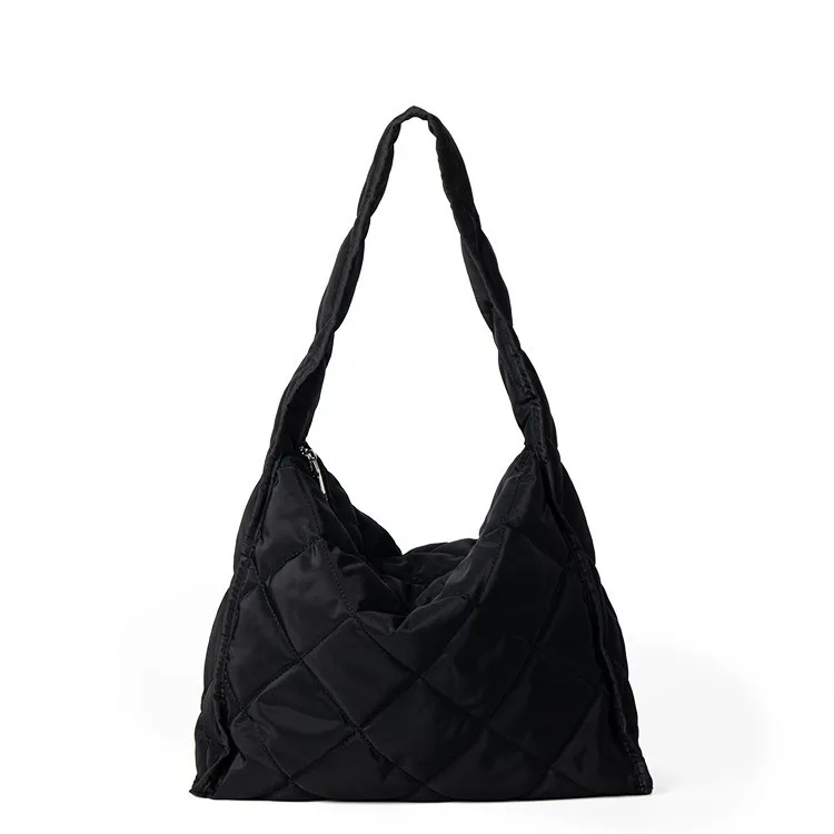 

South Korea Niche Design Vintage Rhomboid Handbag Women's New Autumn and Winter Large Capacity Commuting Shoulder Underarm Bag