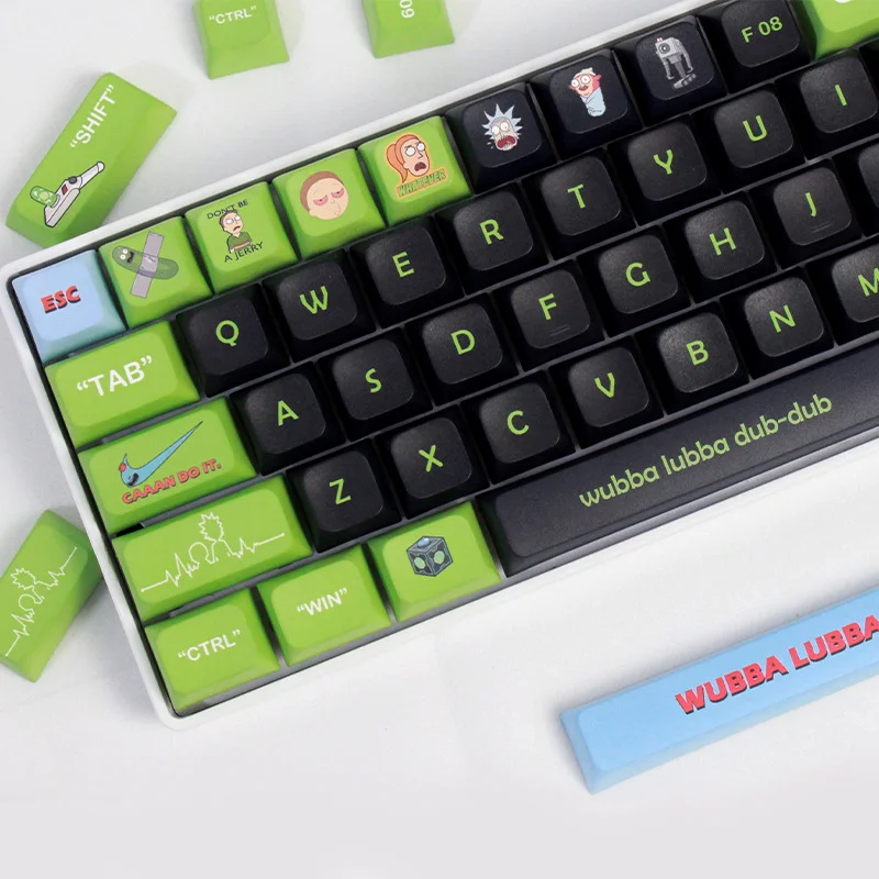 135 Keys/Set Rick and Morti PBT Keycaps XDA Profile MX Switch Anime Keycap for DIY Mechanical Gaming Keyboard Custom
135 Keys/Set Rick and Morti PBT Keycaps XDA Profile MX Switch Anime Keycap for DIY Mechanical Gaming Keyboard Custom