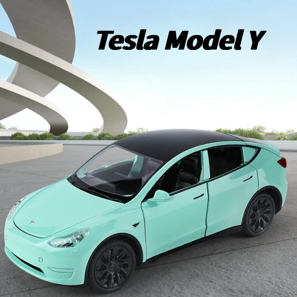 Модель автомобиля Tesla в масштабе 1/24, модель автомобиля из сплава с оттягивающим звуком, металлическая литая Игрушечная модель автомобиля, коллекционные подарки для мальчиков
Модель автомобиля Tesla в масштабе 1/24, модель автомобиля из сплава с оттягивающим звуком, металлическая литая Игрушечная модель автомобиля, коллекционные подарки для мальчиков