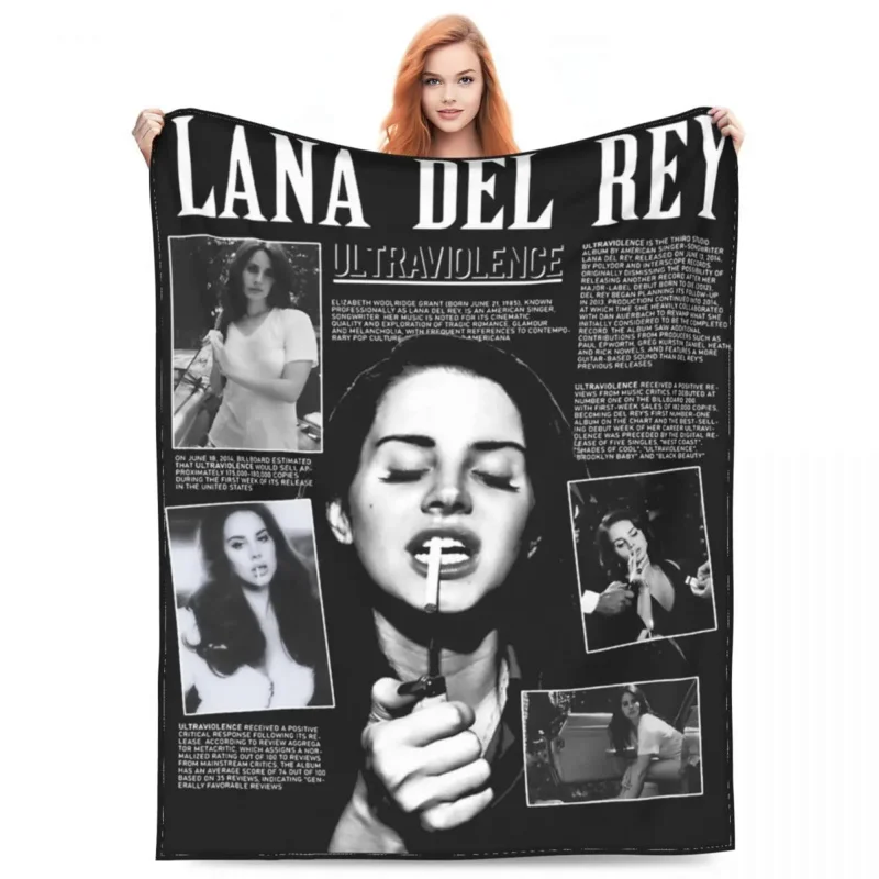 Comfort Lana Del Ray Singer Blanket Merch Home Decorative Ultraviolence Throw Blanket Super Soft Fleece for Outdoor
Comfort Lana Del Ray Singer Blanket Merch Home Decorative Ultraviolence Throw Blanket Super Soft Fleece for Outdoor