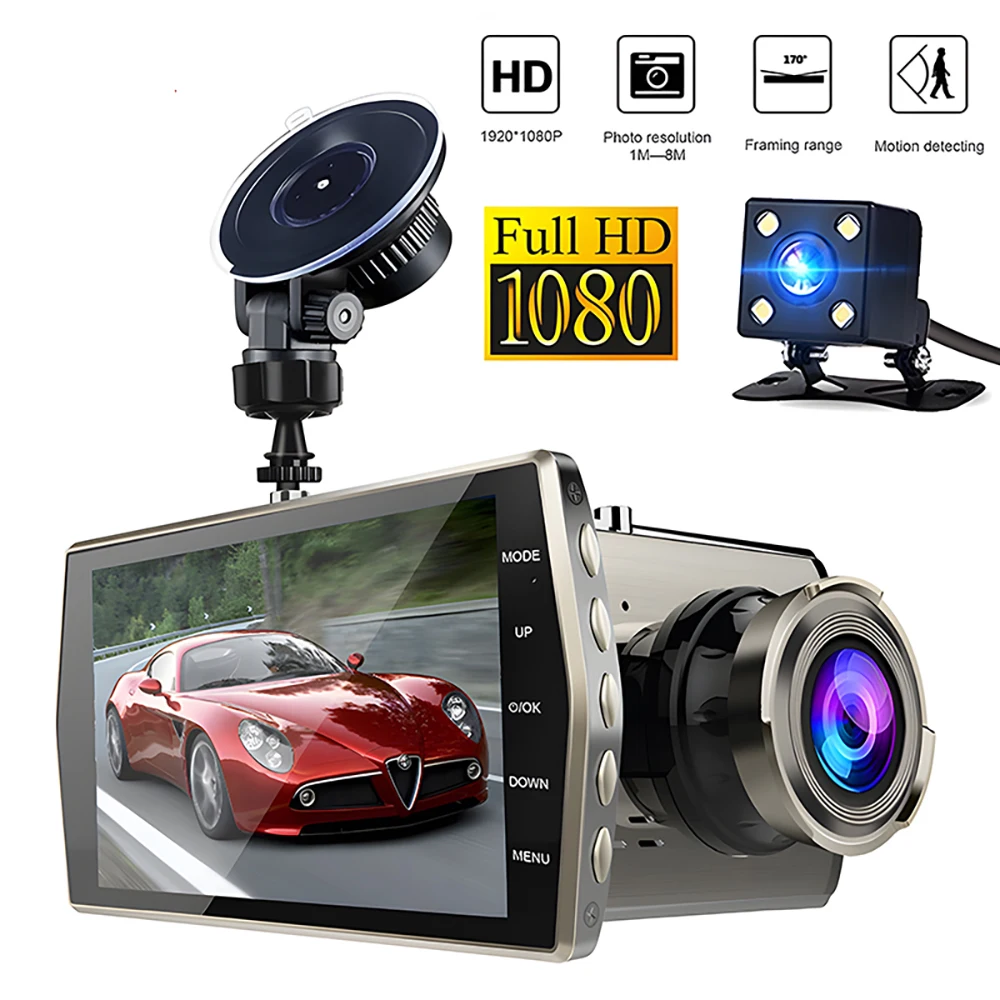 

1080P Full HD Автомобильный видеорегистратор, автомобильная камера, видеорегистратор, парковочный монитор, ночное видение, автомобильный черный ящик, автомобильные аксессуары