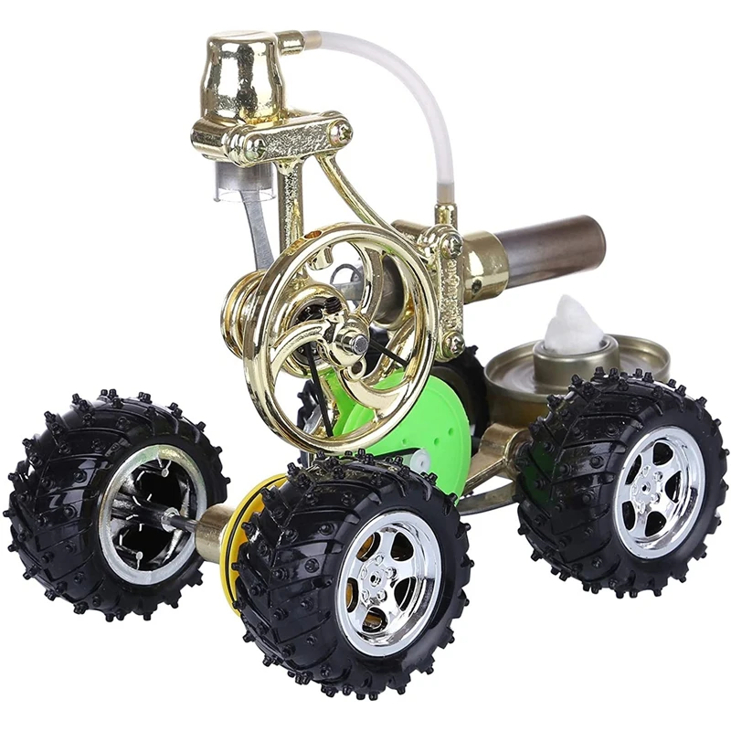 

2023 Hot-Stirling Engine Car Hot Air Stirling Engine Model Steam Physics Science Technology Power Generation Experiment Toy