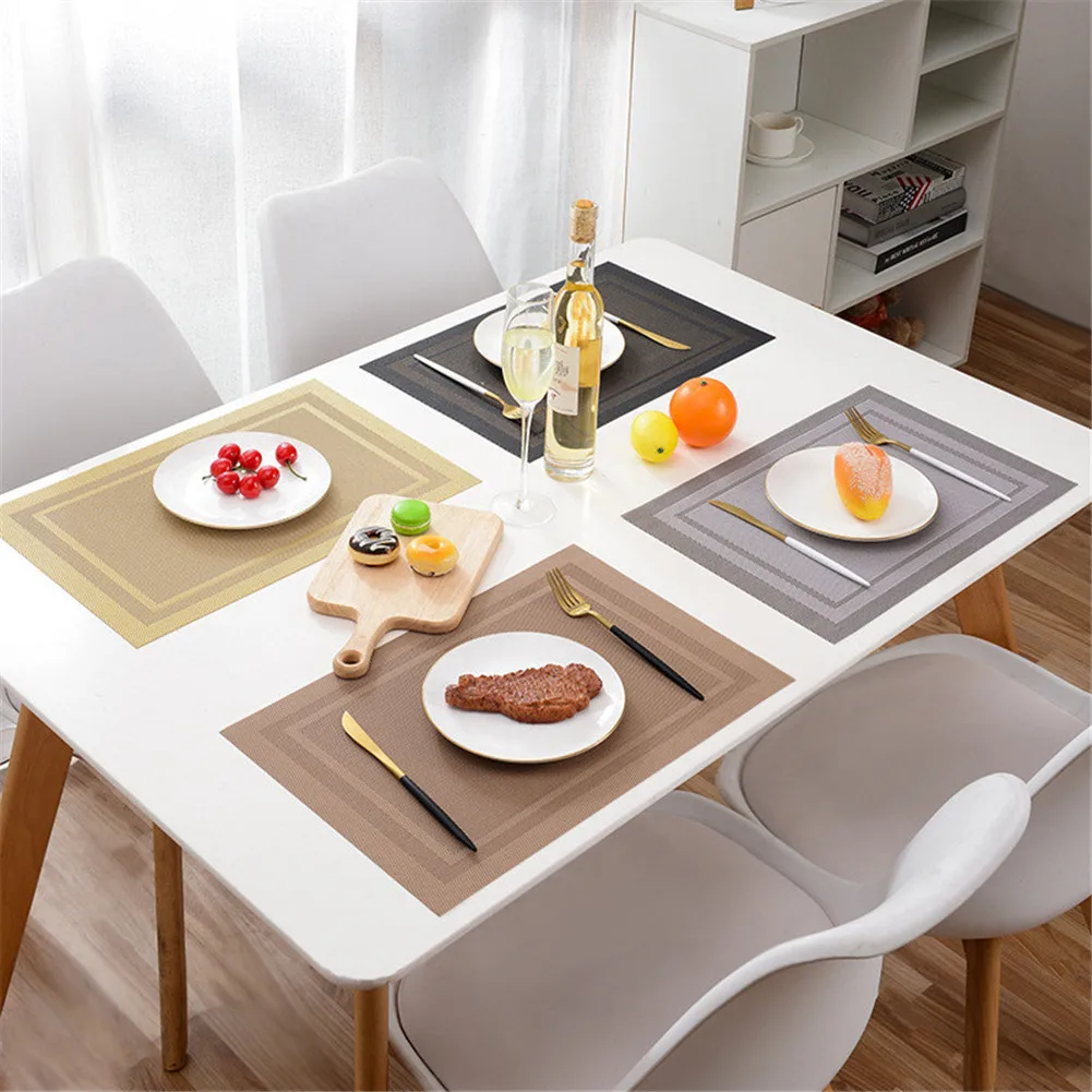 Placemats for Dining Table Waterproof Heat Resistant Wipeable Table Mats for Home, Restaurant, Cafe
Placemats for Dining Table Waterproof Heat Resistant Wipeable Table Mats for Home, Restaurant, Cafe