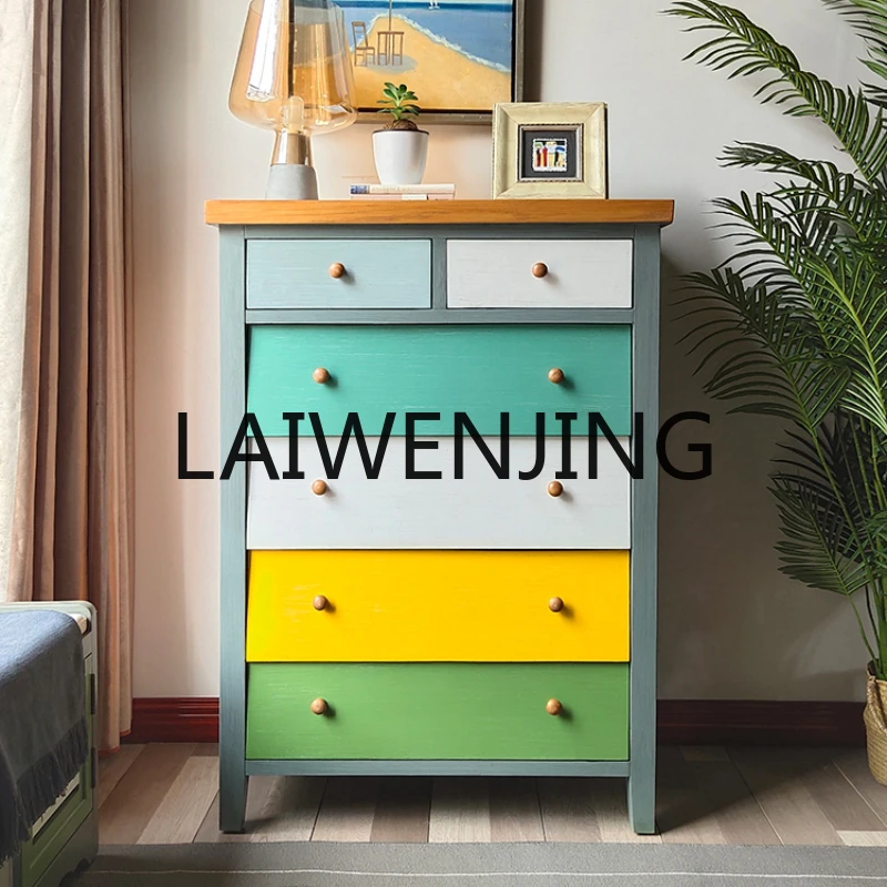 RWJ American-Style Solid Wood Mediterranean Living Room Wall Hallway Storage Distressed Painted Bedroom
RWJ American-Style Solid Wood Mediterranean Living Room Wall Hallway Storage Distressed Painted Bedroom