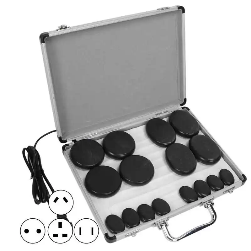Massage Stones Kit Warming Therapy Reduce Pain Waterless Heating Smooth Heated Stone SPA Essential Oil Hot Massage Rocks
Massage Stones Kit Warming Therapy Reduce Pain Waterless Heating Smooth Heated Stone SPA Essential Oil Hot Massage Rocks