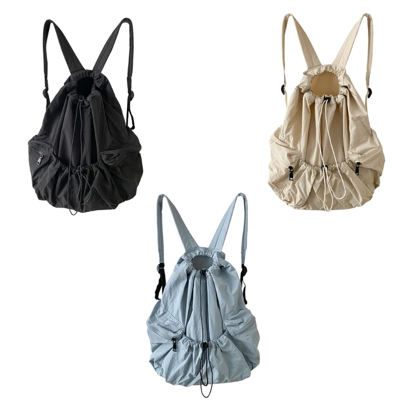 Fashionable Ruched Backpack with Drawstring Closure School Backpack for Ladies 066F
Fashionable Ruched Backpack with Drawstring Closure School Backpack for Ladies 066F