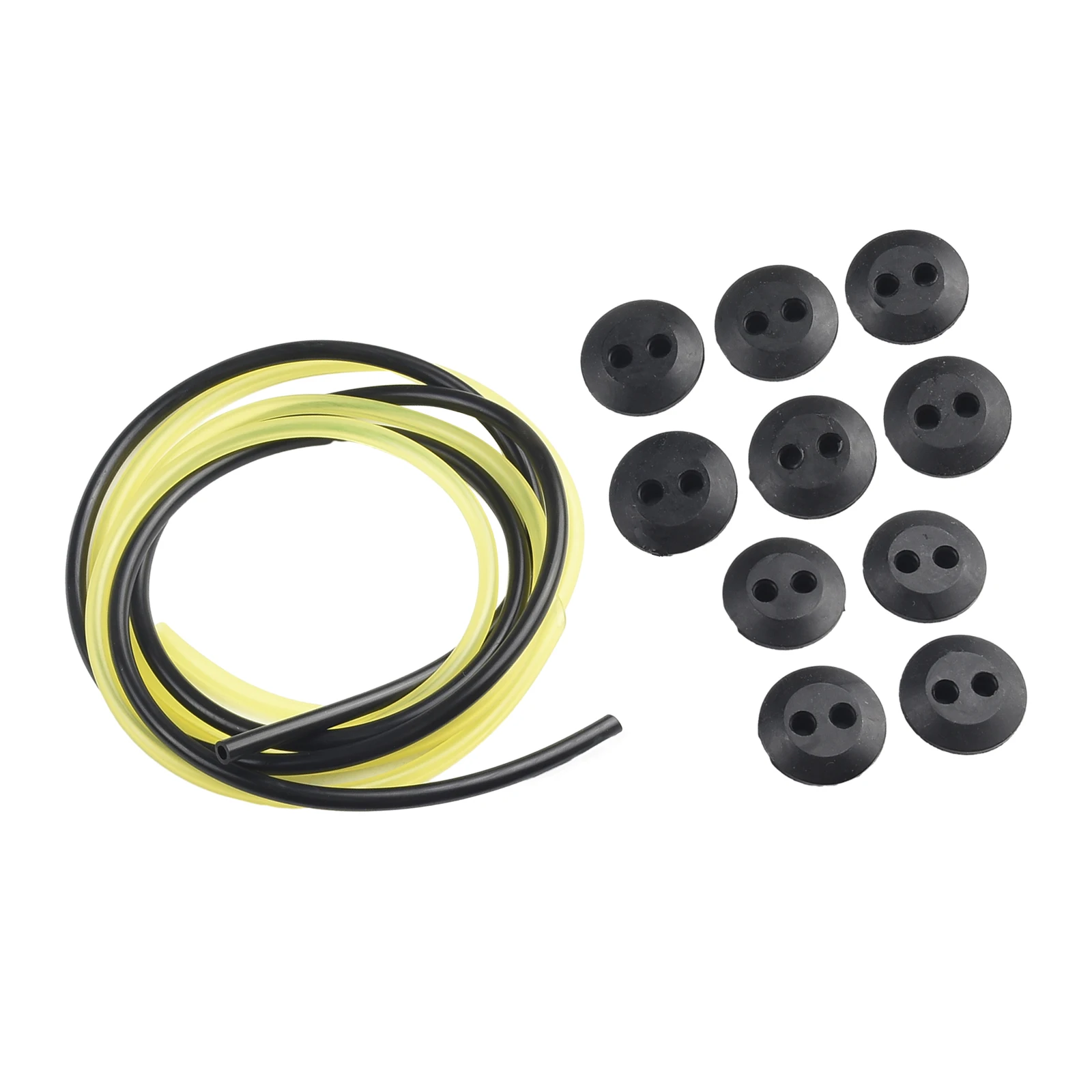 Grommet Fuel Pipe Garden 2 Holes Delicate Exquisite Rubber Solid With Fuel Line Pipe For Brush Cutter Durable
Grommet Fuel Pipe Garden 2 Holes Delicate Exquisite Rubber Solid With Fuel Line Pipe For Brush Cutter Durable