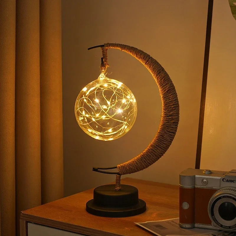 2023 New Handmade Moon Decoration LED Night Light Home Decoration Sleep Light Star Light Charging Light Birthday Colorful Light
2023 New Handmade Moon Decoration LED Night Light Home Decoration Sleep Light Star Light Charging Light Birthday Colorful Light