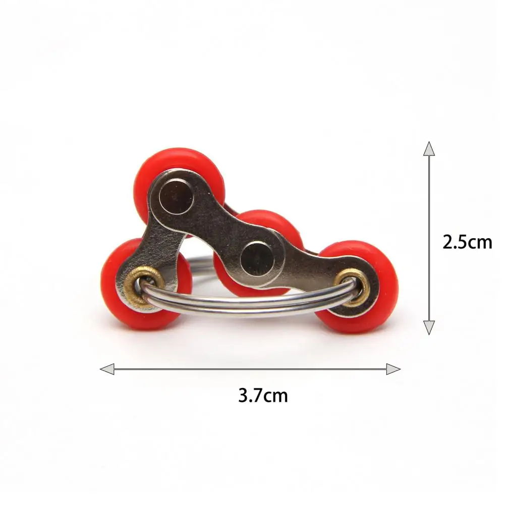 

Fingertip Fidget Toy Pocket-sized Plastic Keychain Fidget Toy Gadget for Teens Adults Relieve Anxiety Boredom with Anti-stress