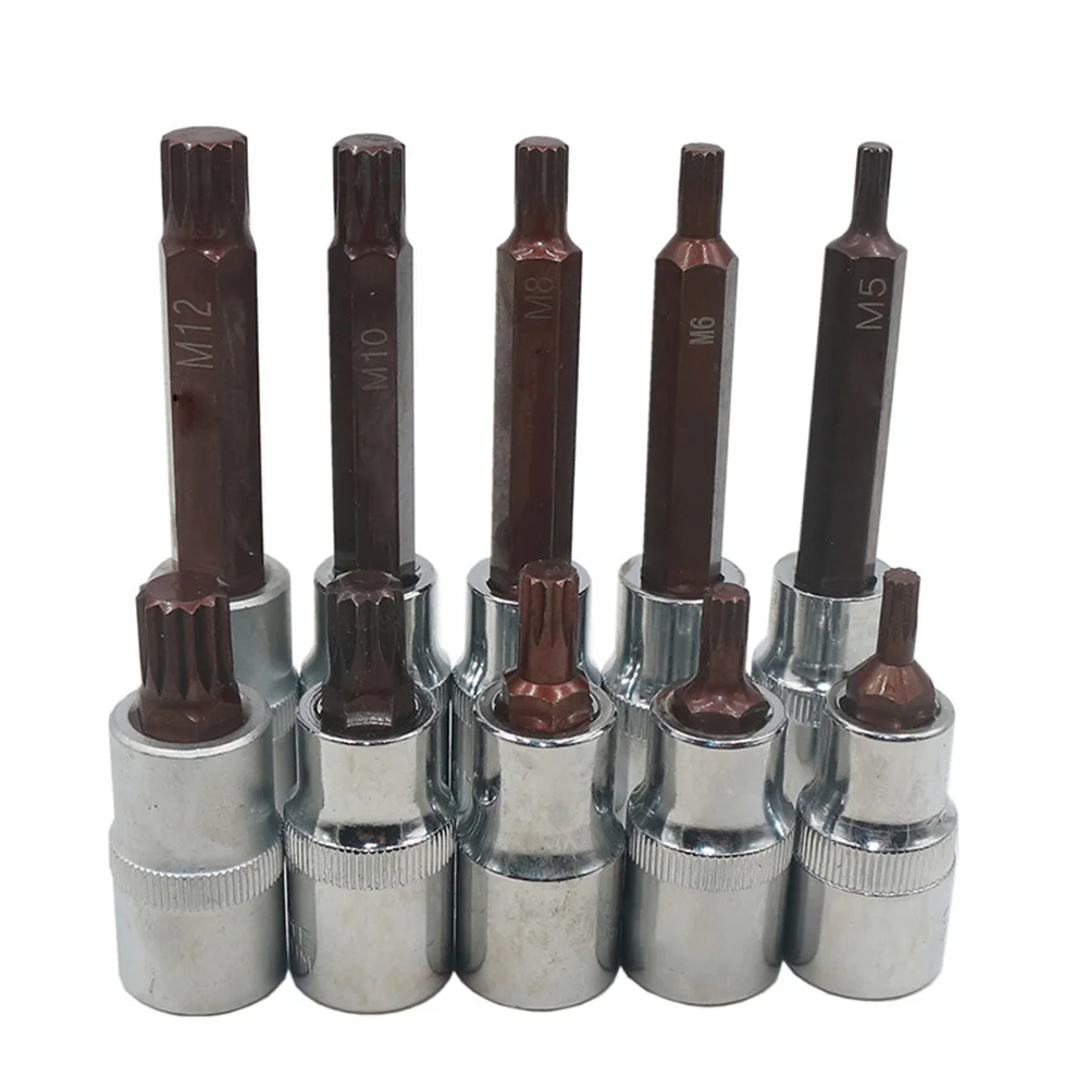Torx Screwdriver Bit 1/2inch Socket Bits Adapter M5/M6/M8/M10 Torx Socket Adapter ForS2 Alloy Steel Bit Sockets
Torx Screwdriver Bit 1/2inch Socket Bits Adapter M5/M6/M8/M10 Torx Socket Adapter ForS2 Alloy Steel Bit Sockets