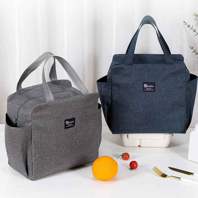 

Портативная сумка для ланча, новинка, Термоизолированный Ланч-бокс, сумка-тоут, сумка-холодильник, обеденный контейнер, школьные сумки для хранения еды