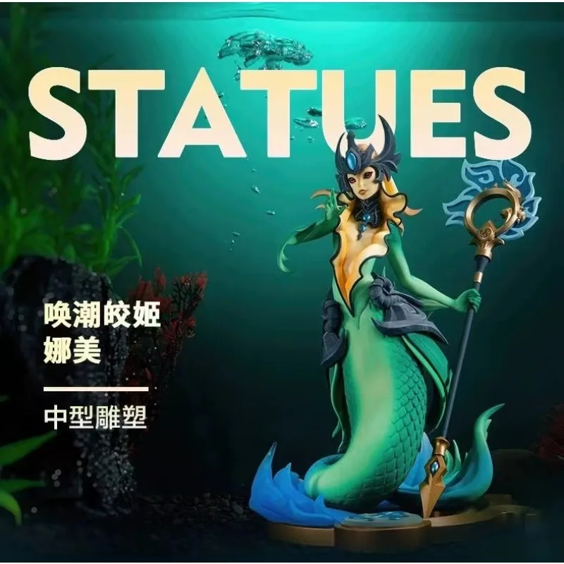 

League Of Legends LOL Anime Figurine Nami Action Figure Gaming Peripherals Series of mediumsized sculpture Decoration Gifts