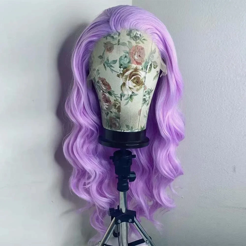 MXWIGS Body Wave Light Purple Synthetic Lace Front Wigs with Free Part Natural Hairline Long Wavy Wigs Daily Use Wigs
MXWIGS Body Wave Light Purple Synthetic Lace Front Wigs with Free Part Natural Hairline Long Wavy Wigs Daily Use Wigs
