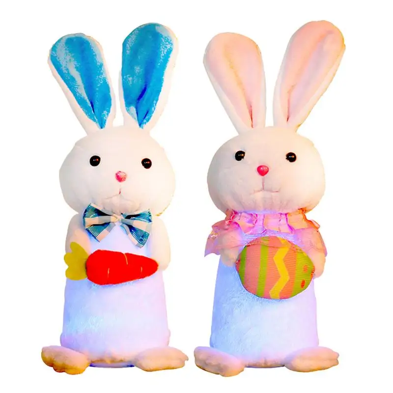 

Rabbit Plush Toy Cute Soft Animal Plushies For Kids Desktop Companions Guardian Doll Snuggly Playtime And Easter Decoration