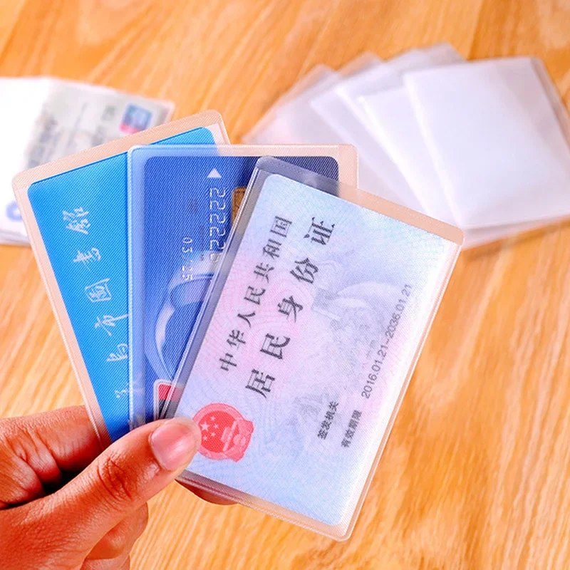 10pcs/lot Transparent Bank Credit ID Card Protector Cover Case Name Badge Holder Sleeve Anti-scratch Cards Organizer Bag
10pcs/lot Transparent Bank Credit ID Card Protector Cover Case Name Badge Holder Sleeve Anti-scratch Cards Organizer Bag