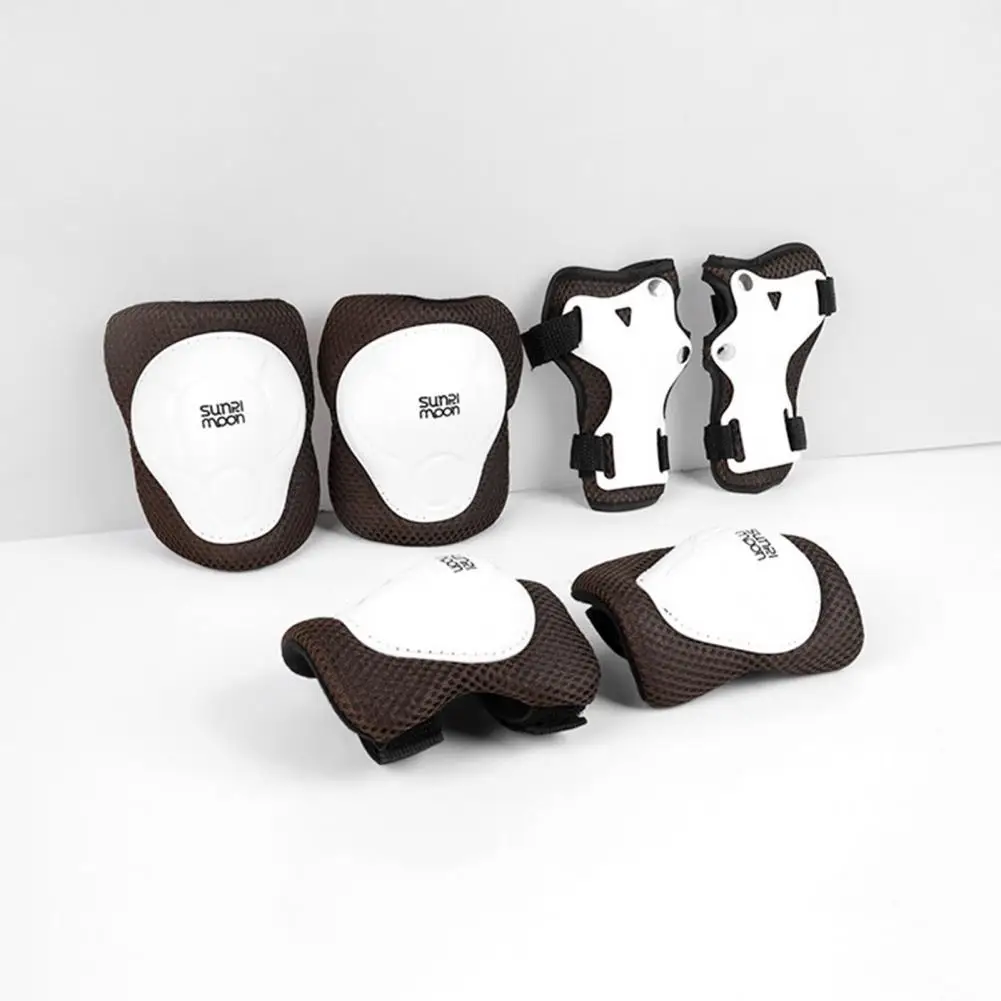 Reliable Knee Support Protector Soft Inside Sturdy Shell Cozy Wear Knee Elbow Wrist Pad Set Exercise Equipment
Reliable Knee Support Protector Soft Inside Sturdy Shell Cozy Wear Knee Elbow Wrist Pad Set Exercise Equipment