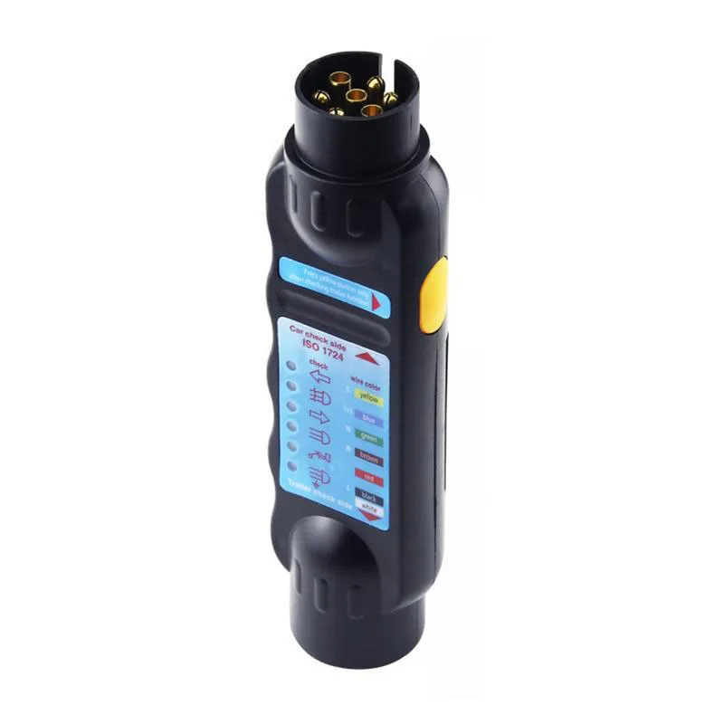 12 V 7 Pin Trailer Socket Tester Socket Cable Wiring Tester Connector Recorder Car Resistance Trailer Connection Diagnostic Tool
12 V 7 Pin Trailer Socket Tester Socket Cable Wiring Tester Connector Recorder Car Resistance Trailer Connection Diagnostic Tool