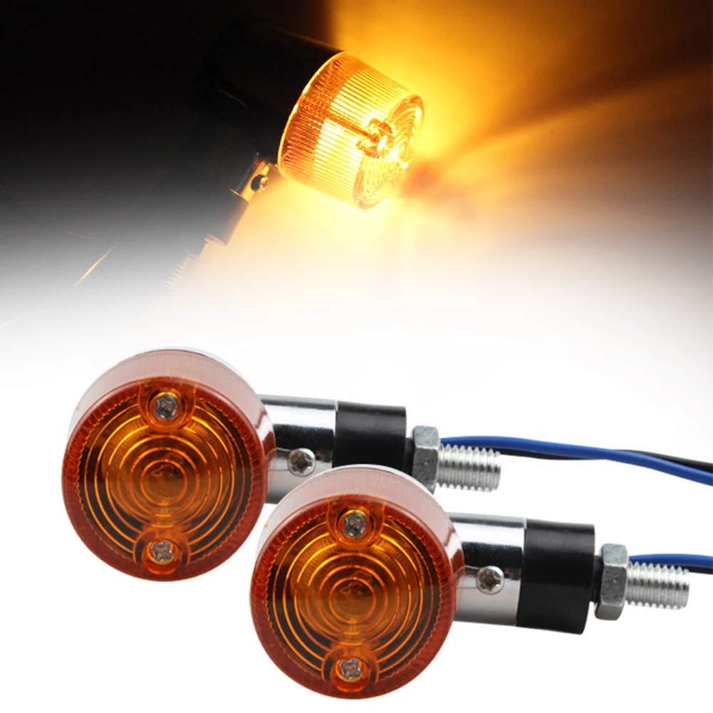 1 Pair Universal Motorcycle Turn Signal Light 12V Amber Indicator Easy Installation High Quality Motorcycle Equipments
1 Pair Universal Motorcycle Turn Signal Light 12V Amber Indicator Easy Installation High Quality Motorcycle Equipments