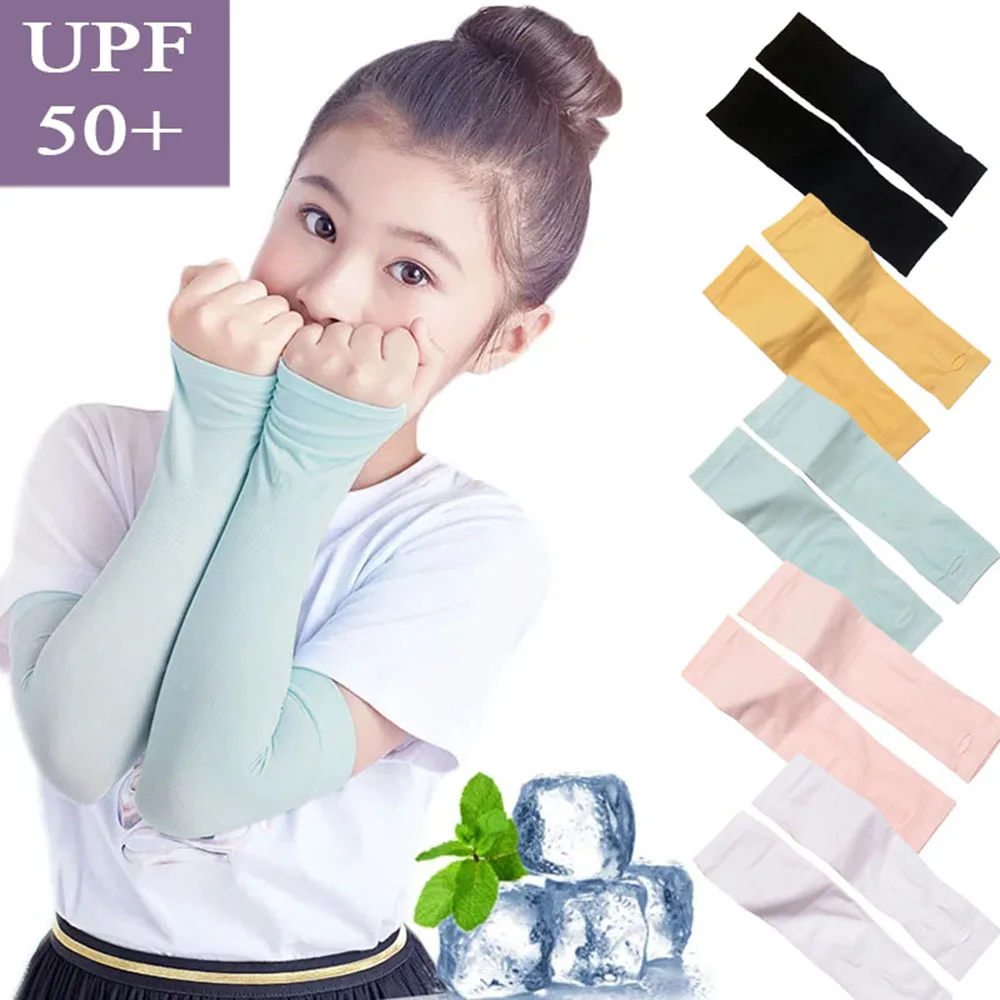 Kids Sun Protection Gloves Long Section Breathable Ice Sleeves Arm Protection Outdoor Summer Children Sunscreen Equipment
Kids Sun Protection Gloves Long Section Breathable Ice Sleeves Arm Protection Outdoor Summer Children Sunscreen Equipment