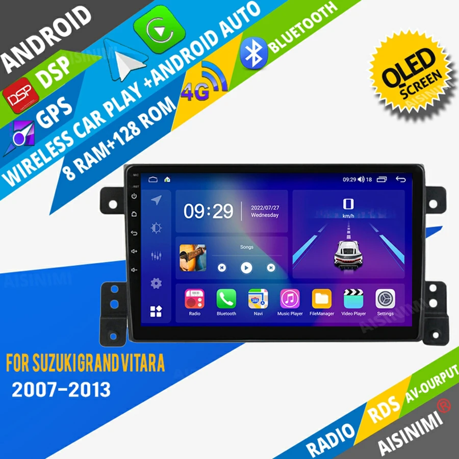 AISINIMI Android Car Dvd Player navigation For SUZUKI GRAND VITARA 2007-2013 car radio Car Audio Gps Multimedia Stereo Monitor
AISINIMI Android Car Dvd Player navigation For SUZUKI GRAND VITARA 2007-2013 car radio Car Audio Gps Multimedia Stereo Monitor