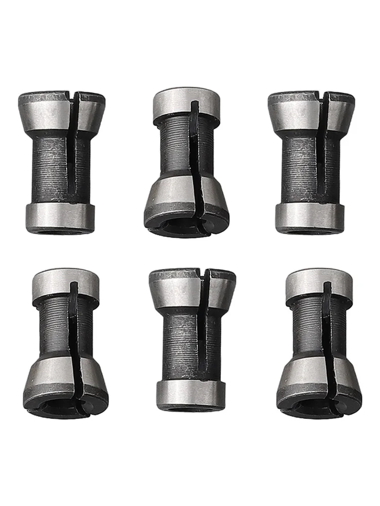 Wood Milling Cutter Collet Adapter Bit Collet Black And Silver Carbon Steel Chuck 6/6.35/8mm Height 20mm Router
Wood Milling Cutter Collet Adapter Bit Collet Black And Silver Carbon Steel Chuck 6/6.35/8mm Height 20mm Router