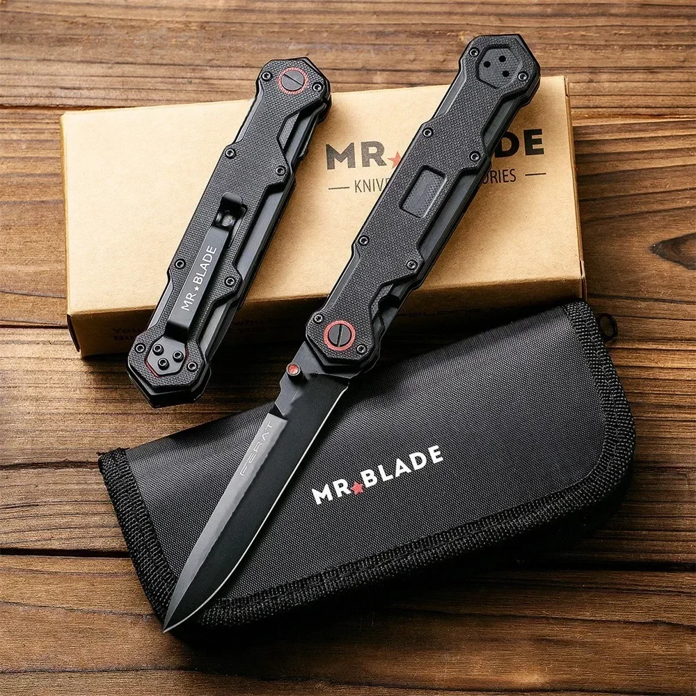 Тактический карманный нож Mr.Blade, складной Клинок с лезвием D2, черный, рукоятка G10, для кемпинга, охоты, выживания, для коллекционирования подарков
Тактический карманный нож Mr.Blade, складной Клинок с лезвием D2, черный, рукоятка G10, для кемпинга, охоты, выживания, для коллекционирования подарков