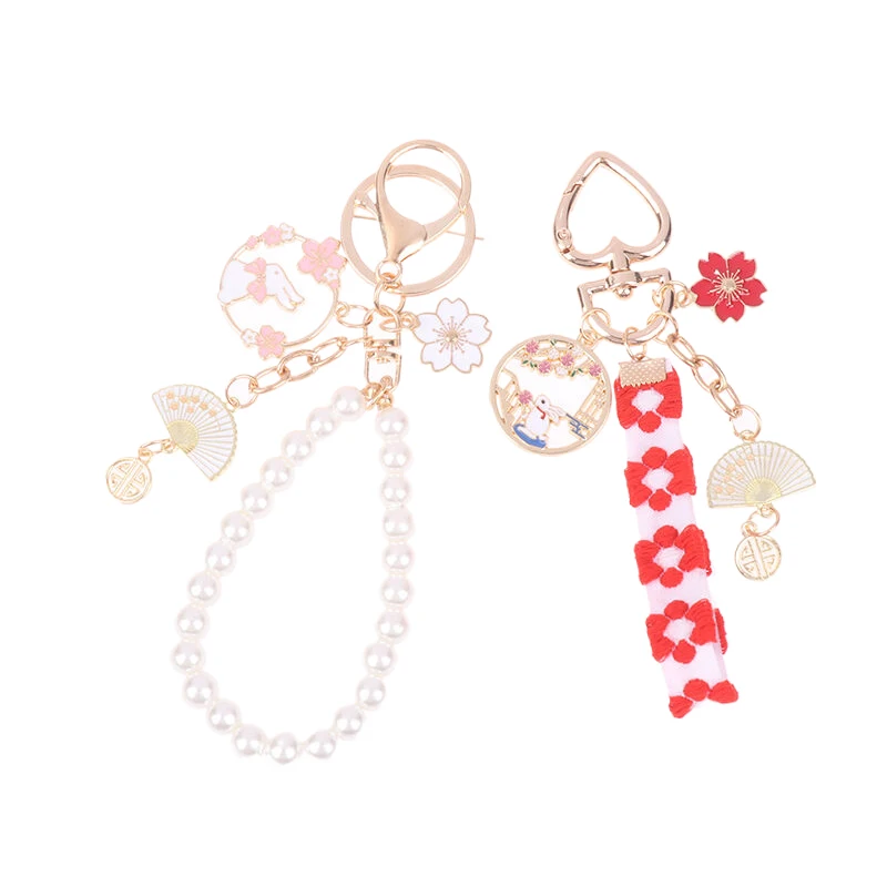 Creative Sweet Cherry Rabbit Keychain For Women Bag Pendant Webbing Pearl Key Chain Handbag Headphone Case Pendant Jewelry
Creative Sweet Cherry Rabbit Keychain For Women Bag Pendant Webbing Pearl Key Chain Handbag Headphone Case Pendant Jewelry