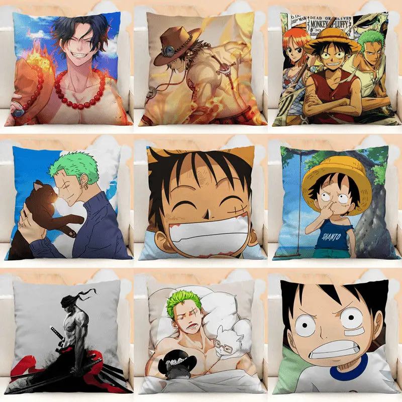 One Piece surrounding Luffy Throw Pillow Solon Aize Sanji Hang sofa cotton and linen pillow cushion double sided 45CM*45CM
One Piece surrounding Luffy Throw Pillow Solon Aize Sanji Hang sofa cotton and linen pillow cushion double sided 45CM*45CM