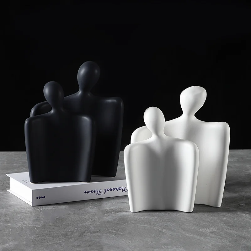 Ceramic Statue home decor accessories abstract resin sculpture modern art couple office ornaments model figurine for living room
Ceramic Statue home decor accessories abstract resin sculpture modern art couple office ornaments model figurine for living room