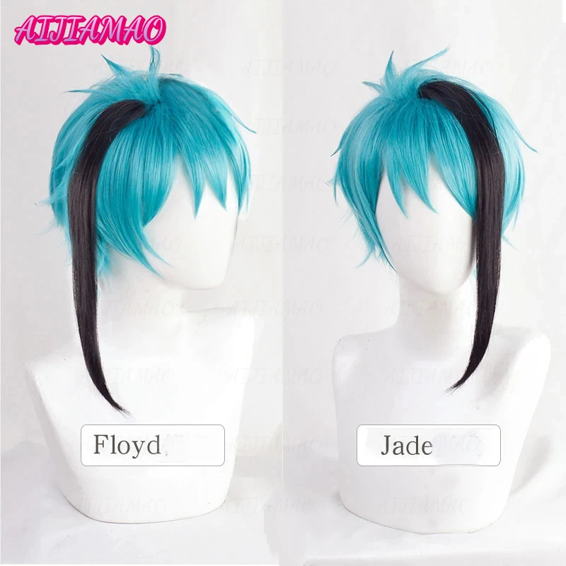 Twisted Wonderland Cosplay Wig Floyd Leech Jade Leech Costume Wig Men Short Cosplay Heat Resistant Synthetic Hair + Free Wig Cap
Twisted Wonderland Cosplay Wig Floyd Leech Jade Leech Costume Wig Men Short Cosplay Heat Resistant Synthetic Hair + Free Wig Cap