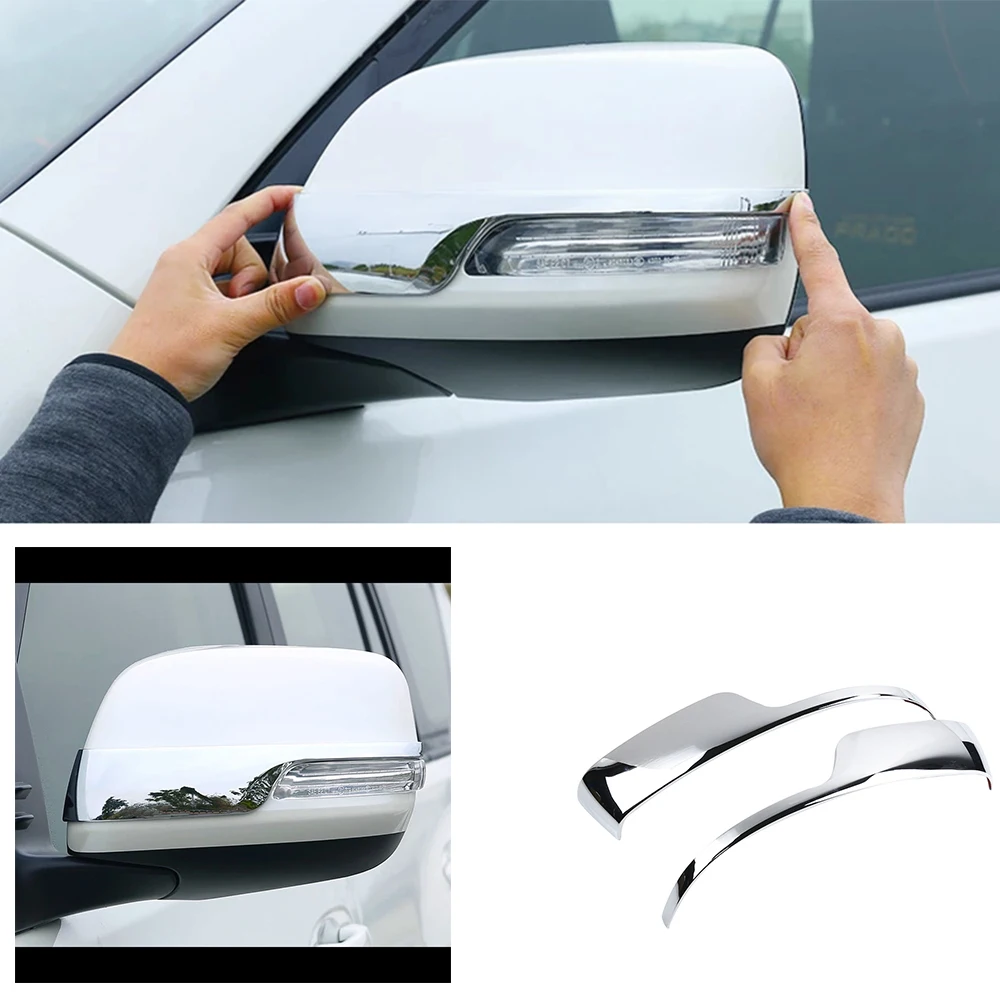 For Toyota Land Cruiser Prado FJ150 2010 11 12-2017 ABS Chrome Side Rear View Mirror Cover Trim Strip Sticker Shell Accessories
For Toyota Land Cruiser Prado FJ150 2010 11 12-2017 ABS Chrome Side Rear View Mirror Cover Trim Strip Sticker Shell Accessories