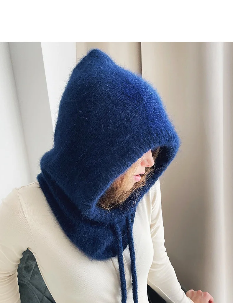 Winter Balaclava Hats For Men and Women Unisex Knitted Hooded Caps Outdoor Warmer Drawstring Hats One-Piece Neck Collar Beanies Cap 29 Mallzona S092c45d641bf44cfaca95f21f7bb7d34Z Winter Balaclava Hats For Men and Women Unisex Knitted Hooded Caps Outdoor Warmer Drawstring Hats One-Piece Neck Collar Beanies Cap Mallzona