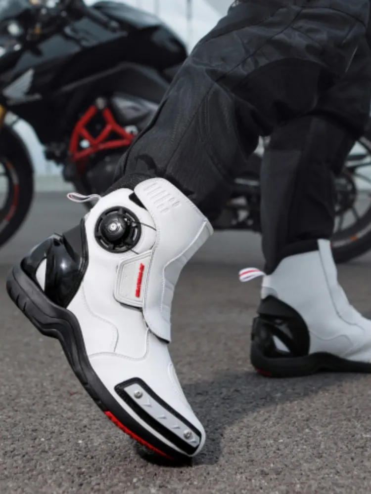 Водонепроницаемые всесезонные мотоциклетные ботинки для верховой езды, мужские и женские гоночные ботинки для мотокросса, мотоциклетное дорожное снаряжение, сапоги для мотоциклистов 
Водонепроницаемые всесезонные мотоциклетные ботинки для верховой езды, мужские и женские гоночные ботинки для мотокросса, мотоциклетное дорожное снаряжение, сапоги для мотоциклистов