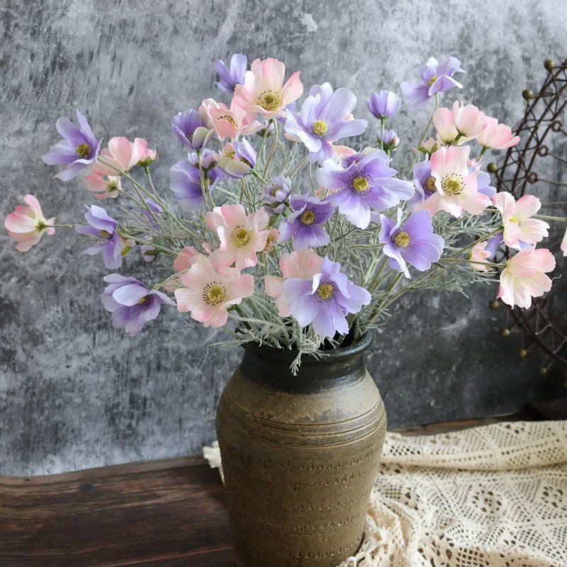 Simulation Cosmos Daisy Flower Fake Plants Artificial Flowers Plant Bouquet Home Garden Party Wedding DIY Decorations
Simulation Cosmos Daisy Flower Fake Plants Artificial Flowers Plant Bouquet Home Garden Party Wedding DIY Decorations
