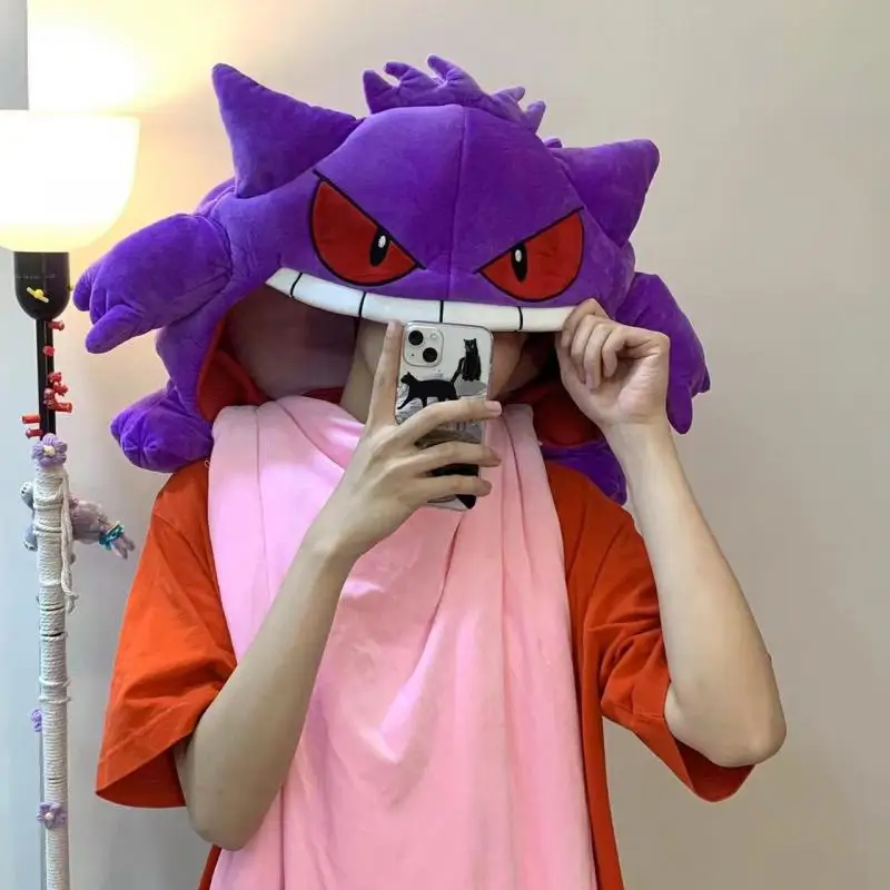 Головной убор из мультфильма покемон аниме Gengar, подушка для сна эльфа, одеяло для сна для домашних животных, аниме периферийное одеяло для сна двойного назначения, подарки
Головной убор из мультфильма покемон аниме Gengar, подушка для сна эльфа, одеяло для сна для домашних животных, аниме периферийное одеяло для сна двойного назначения, подарки