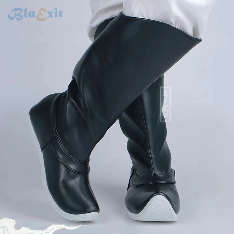 Chinese Traditional Black Riding Boots White Hanfu Shoes Pointed Toe Cosplay Wuxia Kung Fu Ancient Men Women Pull-on PU Leather
Chinese Traditional Black Riding Boots White Hanfu Shoes Pointed Toe Cosplay Wuxia Kung Fu Ancient Men Women Pull-on PU Leather