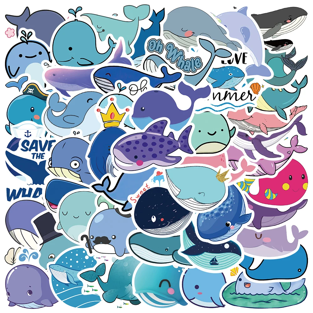50pcs Cute Cartoon Animals Whales Stickers Kids Toy Waterproof Graffiti For Laptop Water Bottle Phone Bicycle Car Decals
50pcs Cute Cartoon Animals Whales Stickers Kids Toy Waterproof Graffiti For Laptop Water Bottle Phone Bicycle Car Decals