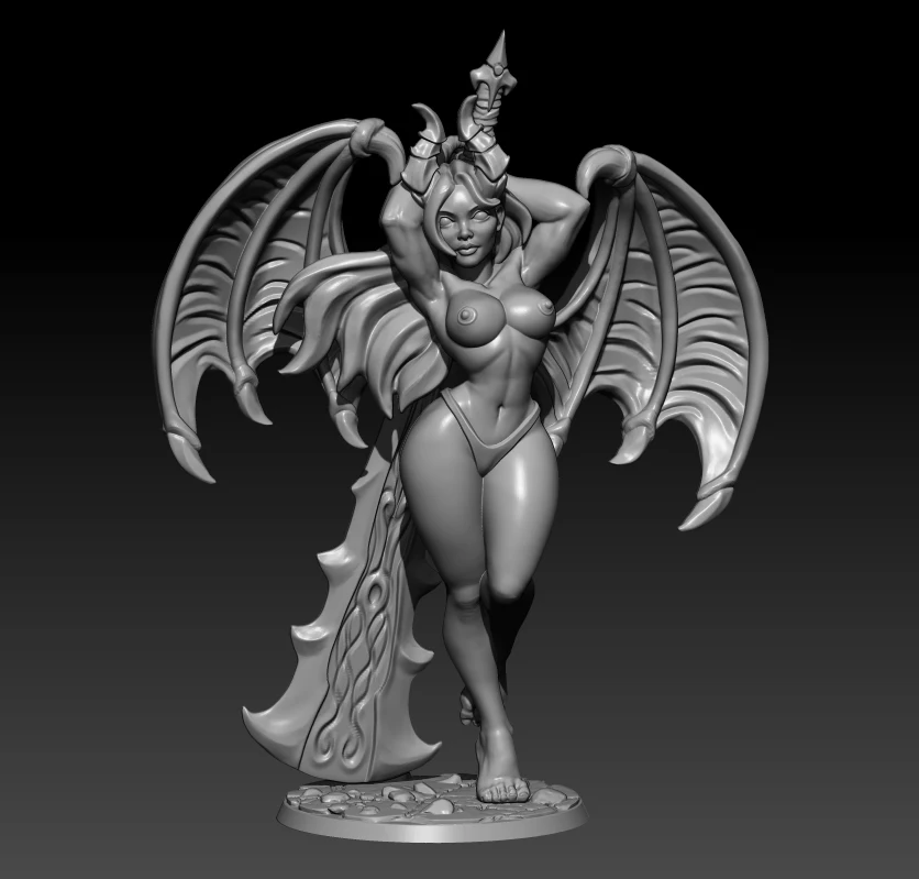 1/24 75mm 1/32 56mm Resin Model Angel Girl Warrior Figure Unpaint No Color RW-110
1/24 75mm 1/32 56mm Resin Model Angel Girl Warrior Figure Unpaint No Color RW-110
