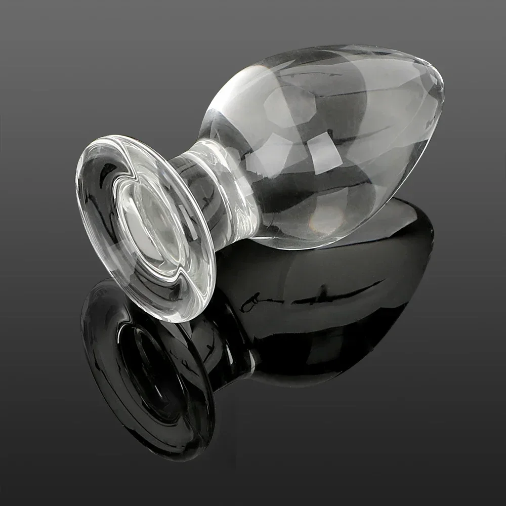Dilatateur de fesses en verre pour femme, plug anal, extenseur vaginal, gros gode, masturbateur féminin, jouets sexuels, jeux pour adultes, produits 7.0 5