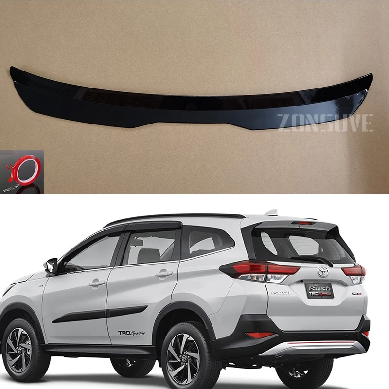 For Toyota Rush Roof Spoiler Rear Wing Body Kit Accessories ABS Plastic SUV Hatchback Universal Gloss Black 
For Toyota Rush Roof Spoiler Rear Wing Body Kit Accessories ABS Plastic SUV Hatchback Universal Gloss Black