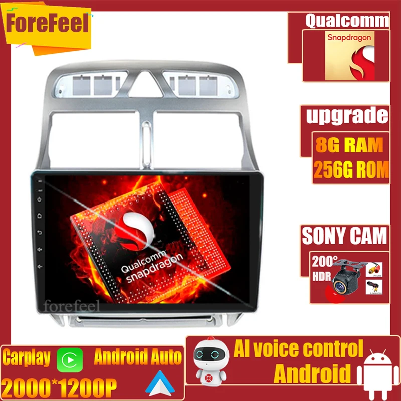 Qualcomm Video Play Android For Peugeot 307 307CC 307SW 2004-2013 Car Auto Stereo Radio Navigation GPS Touch QLED Screen DVD BT
Qualcomm Video Play Android For Peugeot 307 307CC 307SW 2004-2013 Car Auto Stereo Radio Navigation GPS Touch QLED Screen DVD BT