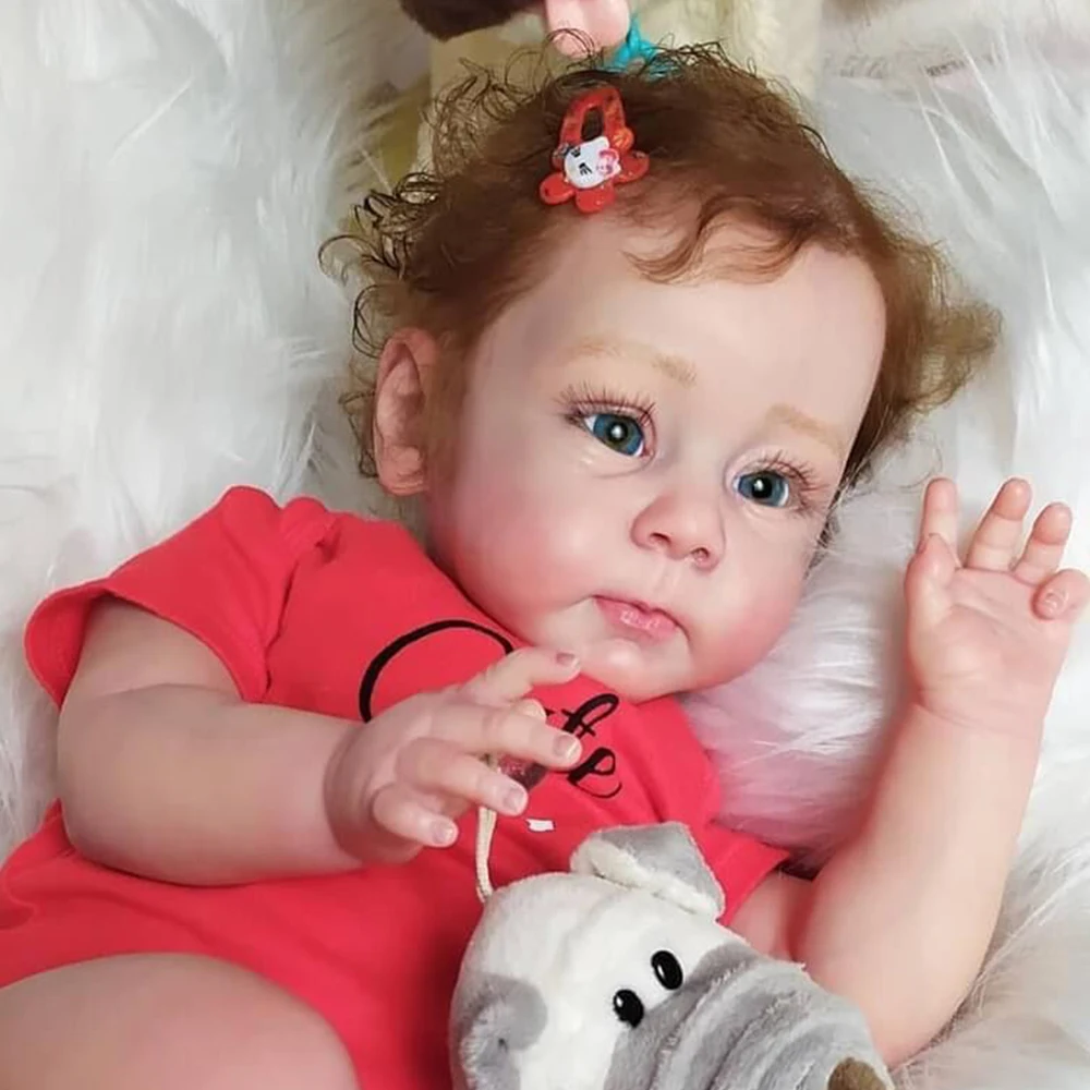 60 CM 3D-Paint Skin Soft Silicone Reborn Baby For Girl Huxley Realistic Princess Toddler Art Doll With Vascular Vein Dress Up
60 CM 3D-Paint Skin Soft Silicone Reborn Baby For Girl Huxley Realistic Princess Toddler Art Doll With Vascular Vein Dress Up
