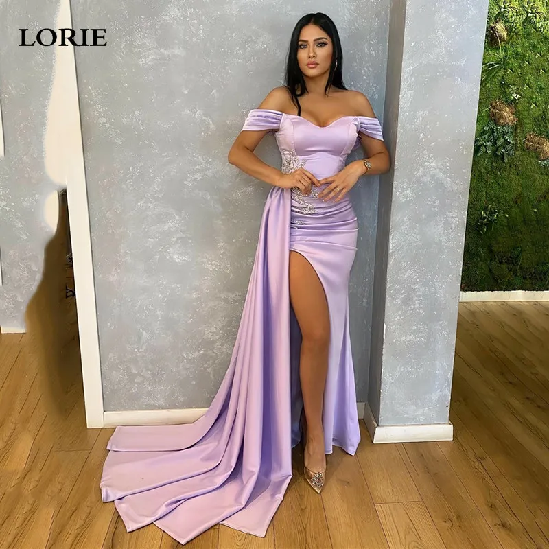 LORIE Mermaid Evening Dresses Off The Shoulder Lace Appliques Prom Dress Sext Side Split Evening Party Gowns 2023
LORIE Mermaid Evening Dresses Off The Shoulder Lace Appliques Prom Dress Sext Side Split Evening Party Gowns 2023