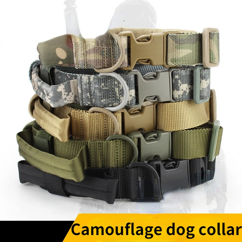 Military Tactical Dog Collar German Shepard Medium Large Dog Collars for Walking Training Duarable Dog Collar Control Handle
Military Tactical Dog Collar German Shepard Medium Large Dog Collars for Walking Training Duarable Dog Collar Control Handle