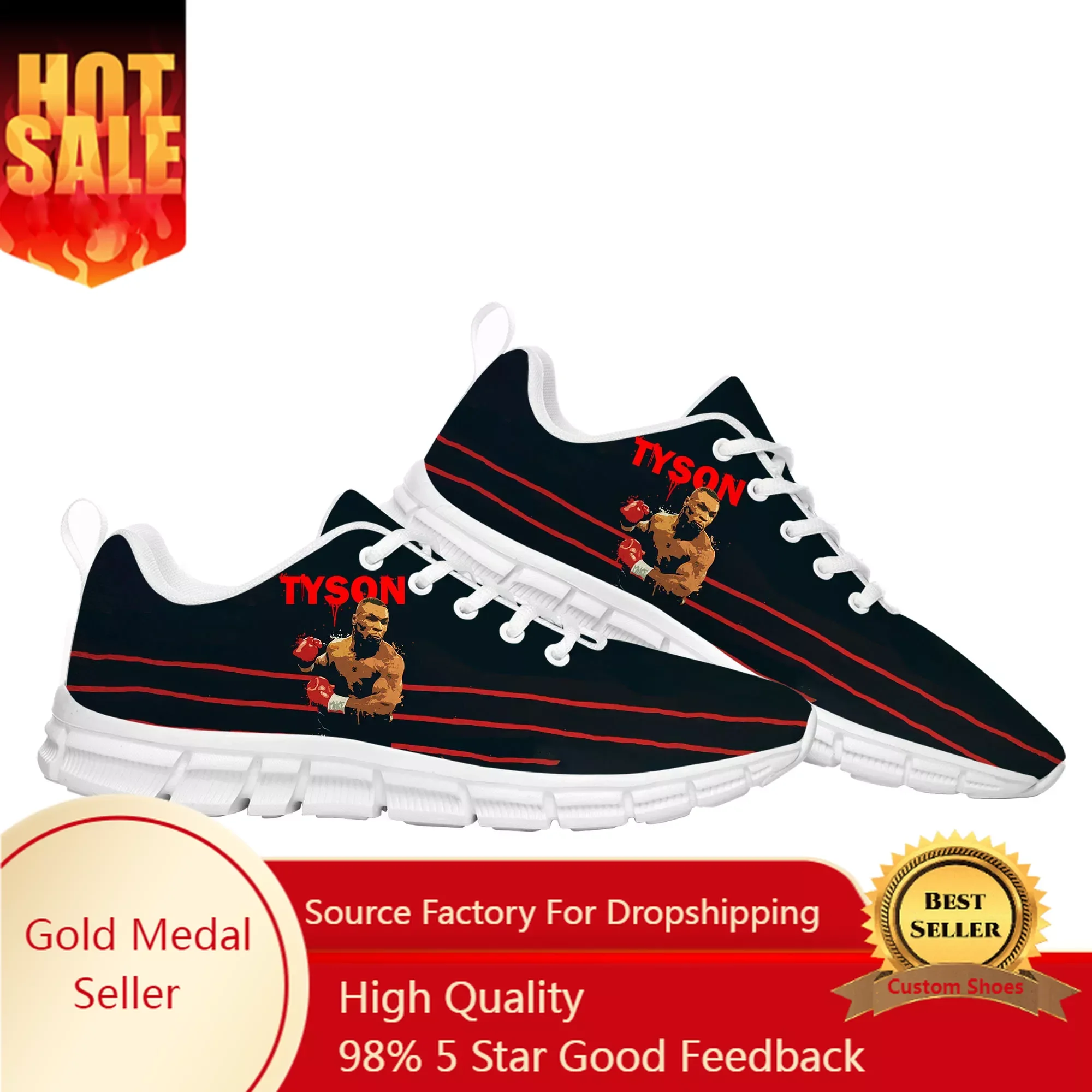 Iron Mike Tyson boxing champion Sports Shoes Mens Womens Teenager Kids Sneakers Parent Child Sneaker Customize DIY Couple Shoe
Iron Mike Tyson boxing champion Sports Shoes Mens Womens Teenager Kids Sneakers Parent Child Sneaker Customize DIY Couple Shoe