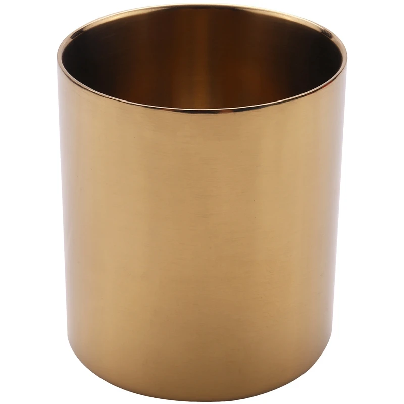 Gold Flower Vase Pen Holder Desktop Storage Container For House Office - Cylinder
Gold Flower Vase Pen Holder Desktop Storage Container For House Office - Cylinder